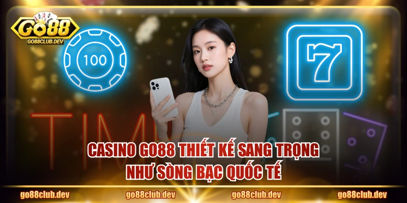Casino GO88 thiết kế sang trọng như sòng bạc quốc tế
