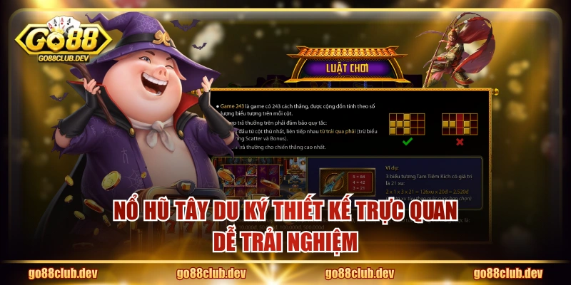 Nổ hũ Tây Du Ký thiết kế trực quan dễ trải nghiệm